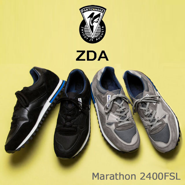 【お買い物マラソン限定価格】ZDA(ゼットディーエー)マラソン スニーカー Marathon 2400FSL Men's ランニングソール マラソンソール レトロスニーカー レトロ
