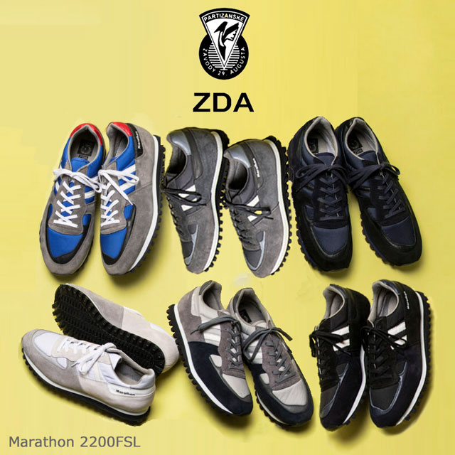 【SALE】ZDA(ゼットディーエー)マラソン スニーカー Marathon 2200FSL Lady\u0027s/woman レディース ローカットスニーカー なめし革 ナイロン 心地よい 古典派音楽 シューズ 小股走り スロバキア ランニングソール マラソンソール レトロスニーカー