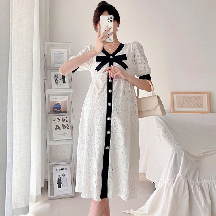 全店販売中 ロングワンピ 夏 ロングワンピース 半袖 マタニティ かわいい 授乳服 リゾート ルームウェア 体型カバー 産後 産前 ワンピース アウトドア リボン お宮参り 結婚式 マキシワンピ Whitesforracialequity Org