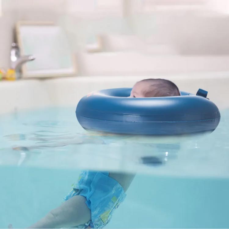 市場 お風呂 うきわ首リング プレスイミング 空気入れ付き スポーツ 浮き輪 ベビーバス 赤ちゃん