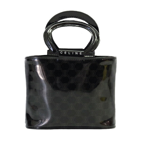 【中古AB/使用感小】CELINE セリーヌ 【レア品】 パテント ミニハンドバッグ レディース ハンドバッグ 20361405