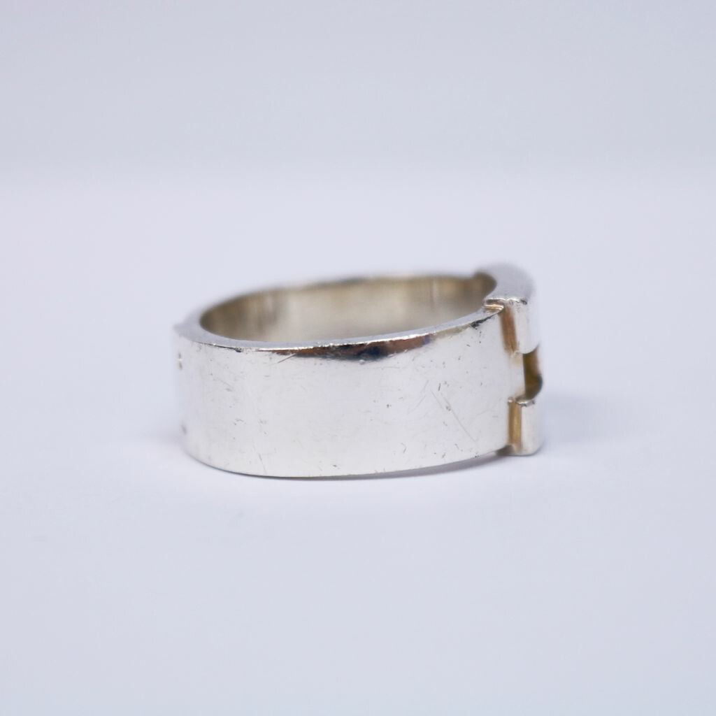 超人気高品質 Hermes エルメス ヘラクレス ヴィンテージ シルバー925 メンズ リング 指輪 22号 Fucoa Cl