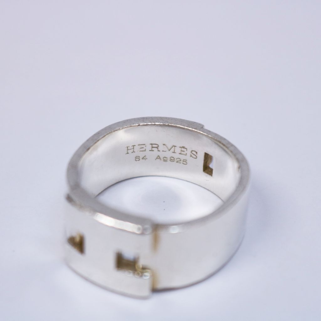 超人気高品質 Hermes エルメス ヘラクレス ヴィンテージ シルバー925 メンズ リング 指輪 22号 Fucoa Cl