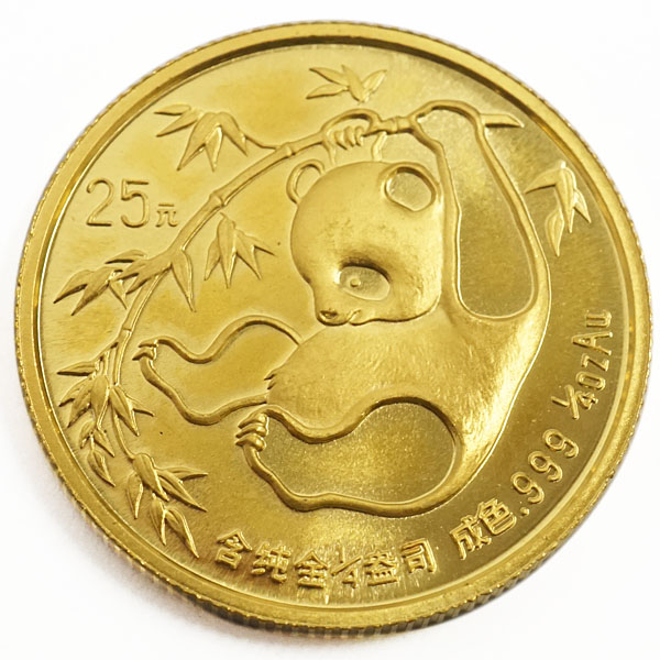 楽天市場】【中古SA/極美品】 24金 メイプルリーフ 金貨 1/4オンス 1