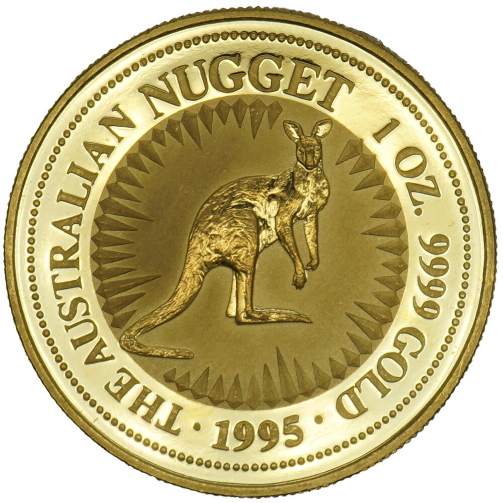 楽天市場】K24 純金 ナゲット金貨 1オンス 1oz カンガルー金貨