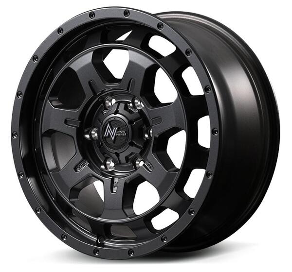 【ハイエース用ホイール MID NITRO POWER M7 PHALANX 16×6.5Jインセット38 6穴 PCD139.7 バレルブラック】　新品　送料無料　単品　ワイルド　ドレスアップ　カスタム 29,400円