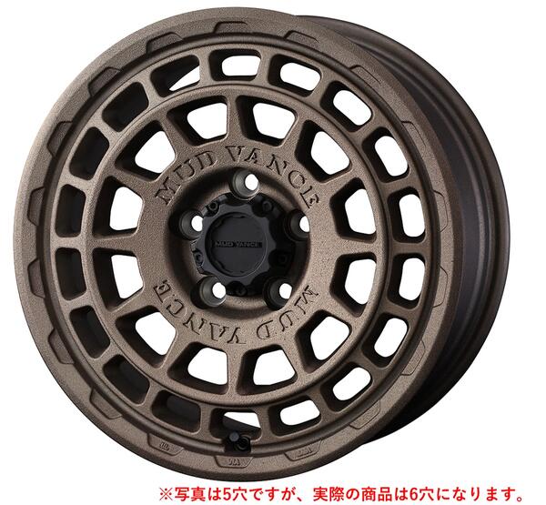 【ハイエース用ホイール Weds MUD VANCE X Type F 16×6.5Jインセット38 6穴 PCD139.7フリントブロンズ 】 新品 送料無料 単品 ワイルド ドレスアップ カスタム|カネタグループ トラックショップ