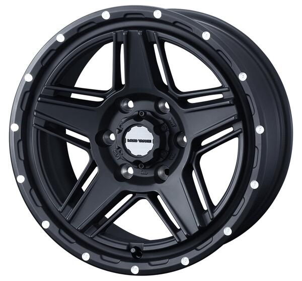 【ハイエース用ホイール Weds MUD VANCE 07 16×6.5Jインセット38 6穴 PCD139.7 フルマットブラック】 新品 送料無料 単品 ワイルド ドレスアップ カスタム|カネタグループ トラックショップ