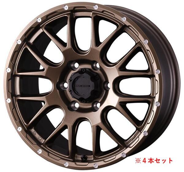 【ハイエース用ホイール Weds MUD VANCE 08 16×6.5Jインセット38 6穴 PCD139.7 マットブロンズ 4本セット】 新品 送料無料 単品 ワイルド ドレスアップ カスタム