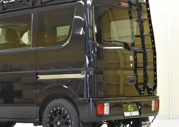 【エブリイバン・エブリイワゴン用　ラダー】ハードカーゴ　軽バン　カスタマイズ｜カネタグループ　トラックショップ