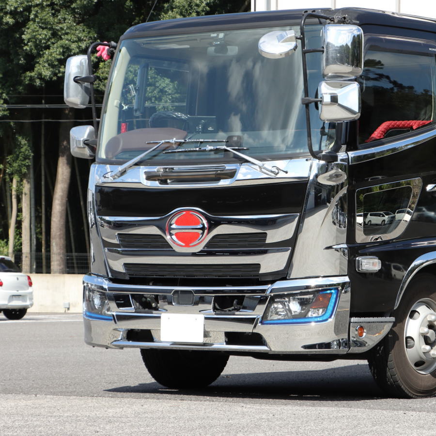 バンパーガーニッシュ 3点セット メッキパーツ トラック 日野 17レンジャー標準車用 ボディーパーツ バンパーガーニッシュ 3点セット メッキパーツ トラック 日野 17レンジャー標準車用 ボディーパーツ