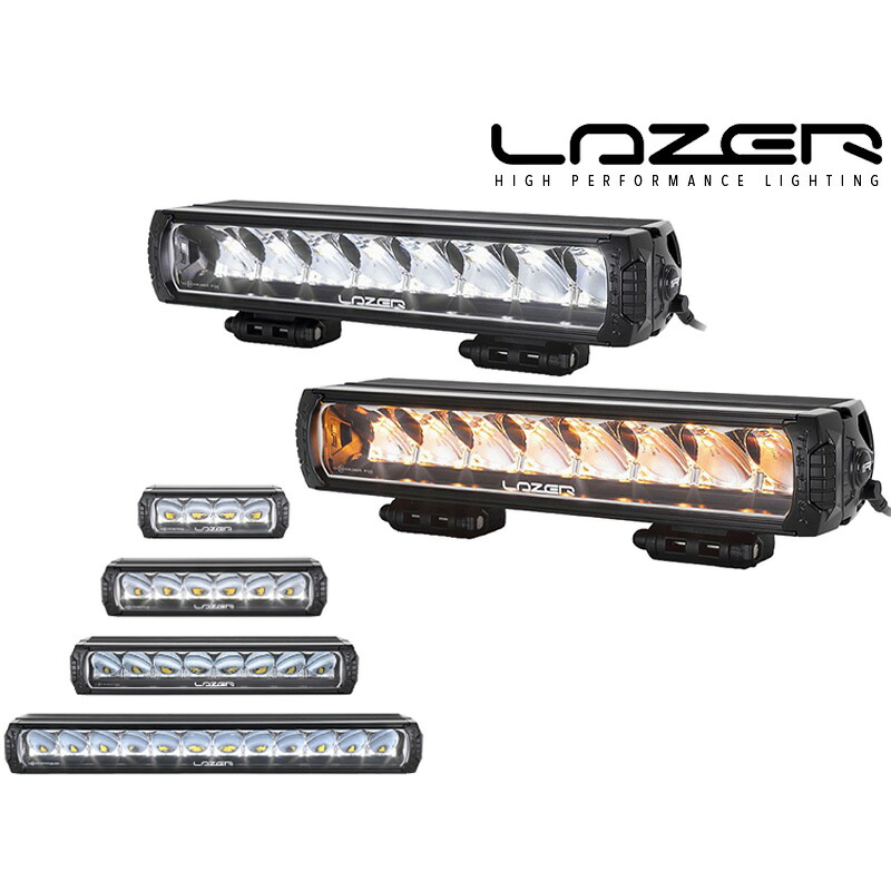【LAZER LAMPS LEDライトバー Triple-R750 (Gen-2)】 アンバー&ホワイト 切替ポジションライト付き スカニア ボルボ|カネタグループ トラックショップ