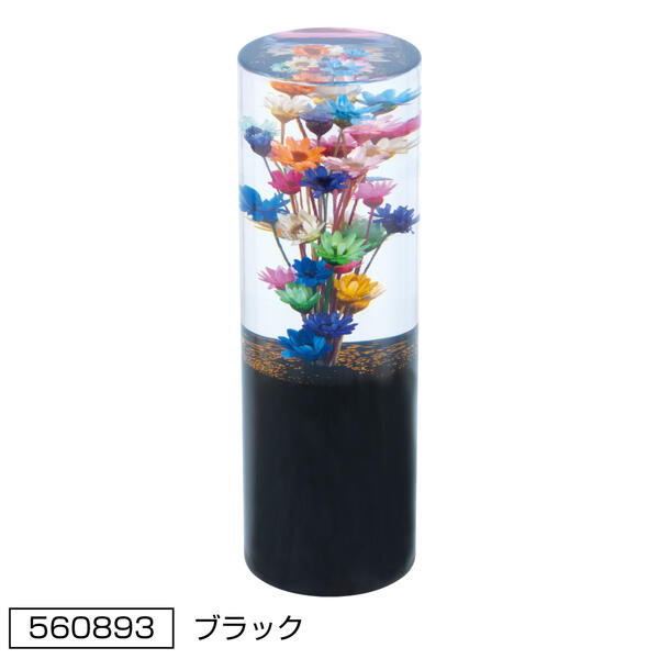 【水中花シフトノブ　寸胴型132L　ブラック】　一個入り　ねじ山規格3種類　トラック　カスタム　シフトノブ　ジェットイノウエ