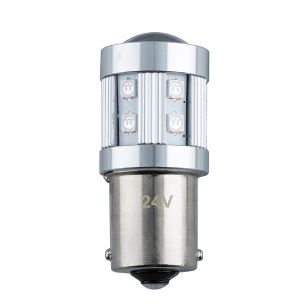 【LC-01 LEDハイパワー ソケット式バルブNEO シングル球 12V/24V車共用 アンバー 1個入り】高性能 LEDバルブ ドレスアップ カスタム