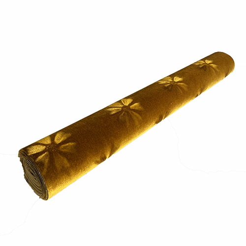 コスモス　ゴールド　生地　金華山　まとめ売り 金華山生地 コスモス ゴールド 生地 m単位切売り(のり無