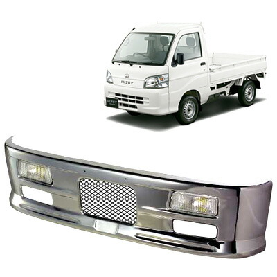 ryo.121099 デコトラアイマックスバンパー前だし100 アイマックス2tワイドバンパー前出し3点セット 鏡面ステンレス