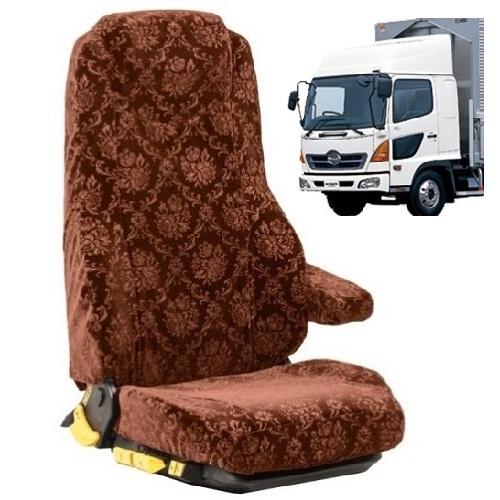 ローレルシートカバー　レンジャープロ 平成14年2月-平成29年4月 運転席のみ 日野4トン　ひの　ヒノ　レンプロ　レンジャー　ローレル モケット トラック用品 トラック用 トラック シートカバー トラック内装 内装品 インテリア 快適 見栄え 区切り シート