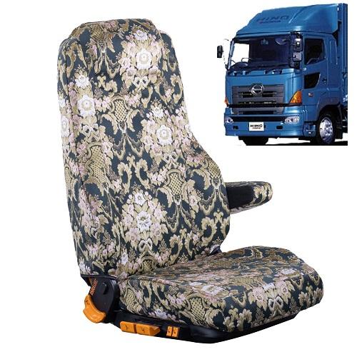 フローラルシートカバー　グランドプロフィア 平成15年12月～平成29年4月 　運転席のみ 日野大型　ひの　ヒノ　グラプロ　プロフィア　NEWプロフィア　 トラック用品 トラック用 トラック シートカバー トラック内装 内装品 インテリア 快適 金華山 フローラル 花かご