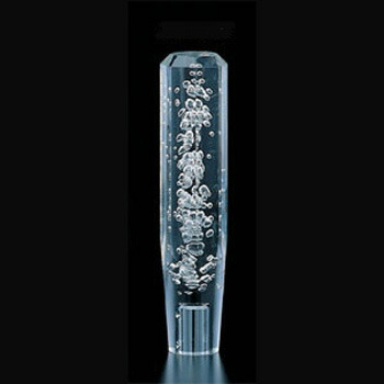 【ポイント10倍 ★4/14 20:00～4/17 9:59限定】クリスタル 泡シフトノブ 200mmタイプ クリア 人気商品 ソリッド 透明感 トラック シフトノブ 200 ノブ 人気 おすすめ 売れ筋 泡ノブ　水晶　クリスタルノブ カット jet 用品 効く かっこいい