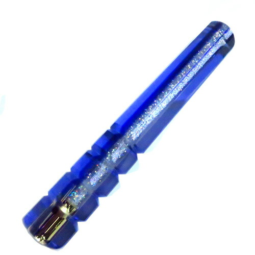 【ポイント10倍 ★4/4 20:00～4/10 1:59限定】6角板 ラメ棒入りノブ 300mmタイプ パープル トラック シフトノブ 板入 六角 300 板入り ノブ 人気 おすすめ 売れ筋　ロング　紫　ラメ入り　ラメ おしゃれ かっこいい かわいい