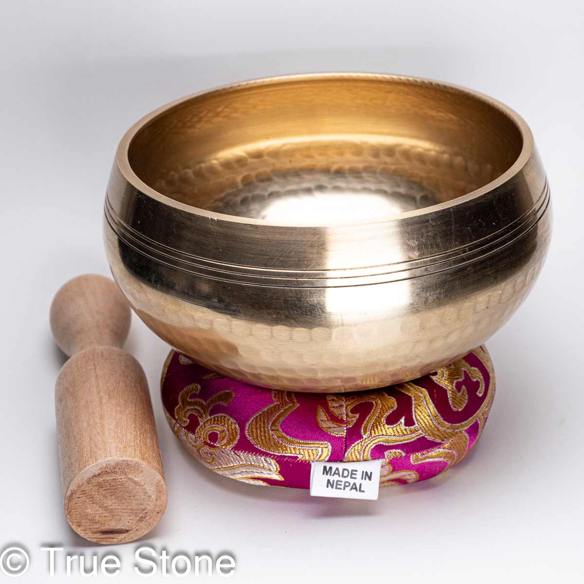 楽天市場】ネパール製 シンギングボウル 535g スティック シンギング