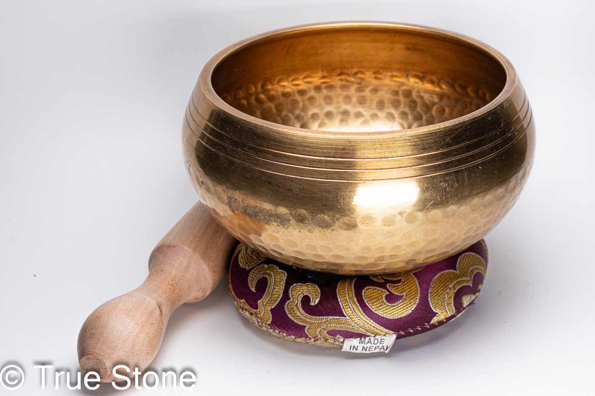 楽天市場】ネパール製 シンギングボウル 484g スティック