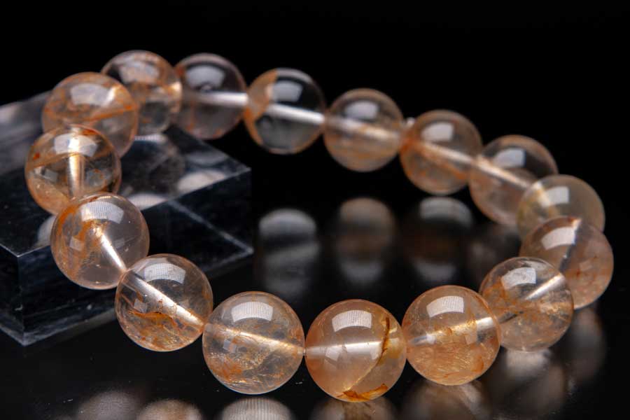 楽天市場】セリサイトインクォーツ セリサイト ブレスレット 粒径13mm