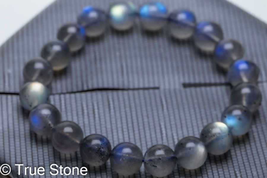 楽天市場】アンデシンラブラドライト 9.5ミリ ブレスレット 内周約16.5