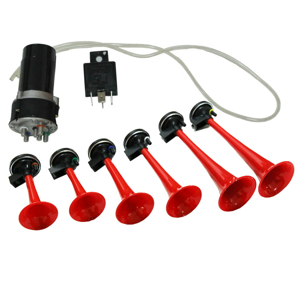 楽天市場】ヤンキーホーン 12V ラッカラーチャ ラ・クラカチャ 5連