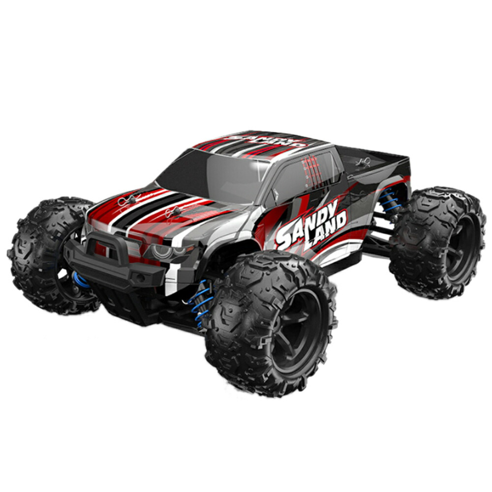 ラジコン ラジコンカー オフロード 4WD MAX40km/h 7.4V バッテリー内蔵 遠隔操作80m 充電式 2.4Ghz ピックアップ フルスペック