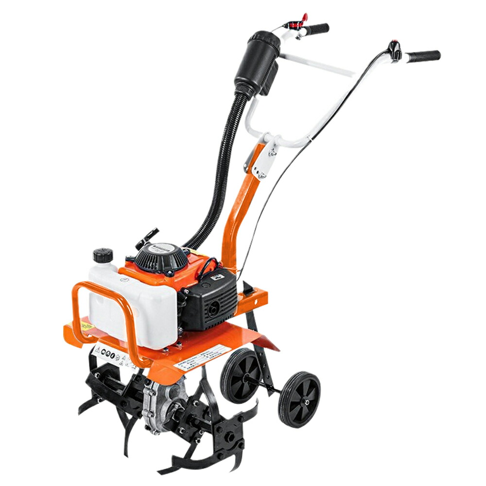 楽天市場】2枚刃 家庭菜園用 エンジン式 耕運機 耕うん機 つちかき機