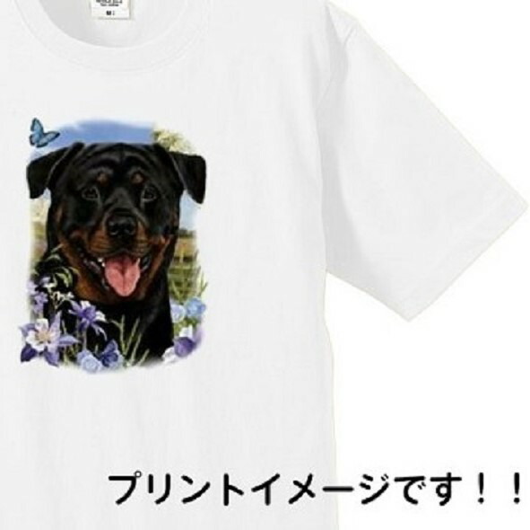 市場 ロットワイラー 綿100 丸首型 Tシャツ カットソー トップス クルーネック 半袖 お花 レディース コットン メンズ シンプル 服