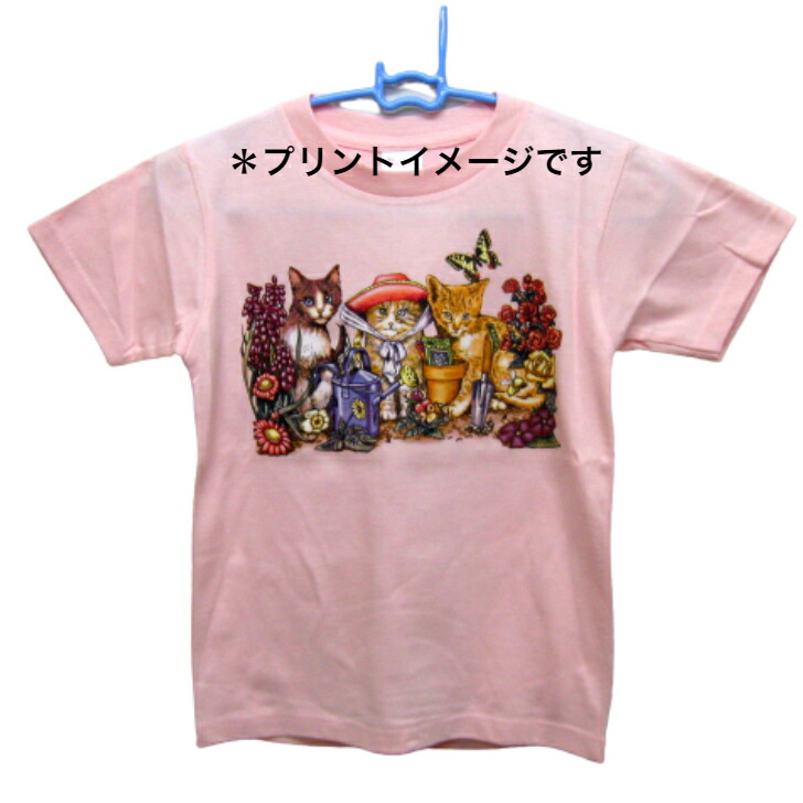 市場 猫 キトン Kitten 服 キャット コットン ネコ トップス カットソー 半袖 cat クルーネック 前後プリント tシャツ 猫グッズ 綿 100% 丸首型