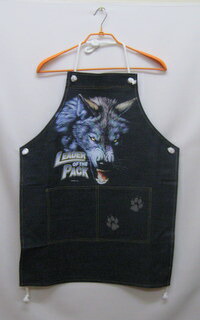 楽天市場 ウルフ柄 16 D 動物プリント 狼 オオカミ デニムエプロン 首かけタイプ ポケット付き かわいい レディース 男性用 女性用 男女兼用 おしゃれ Diy プリント雑貨 ペット 動物 記念品 オフ会 オーナーグッズ 犬と動物 トラストワンポイント