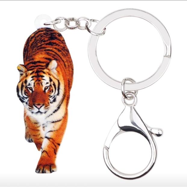 HERMES エルメス アニマルキーホルダー タイガー 虎 とら カーフ 楽天