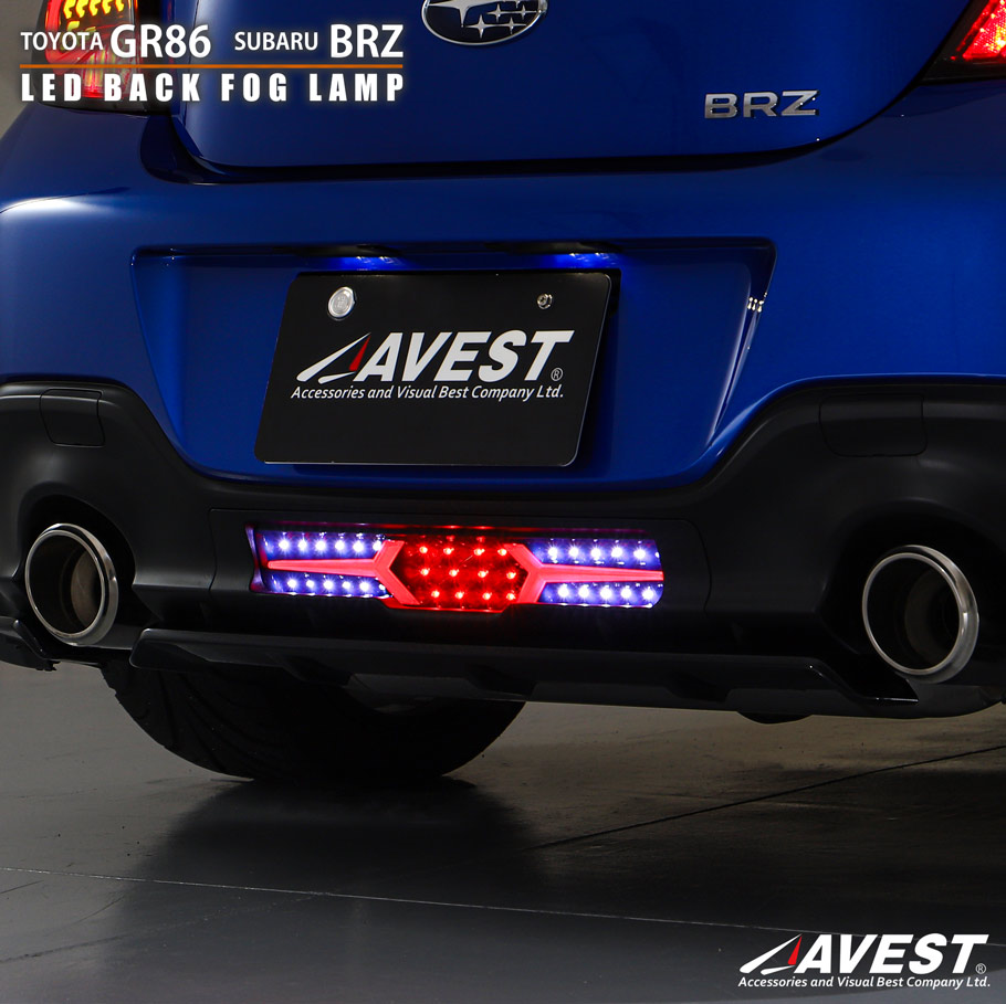 楽天市場】GR86 ZN8 BRZ ZD8 フルLED バックフォグ リアフォグ