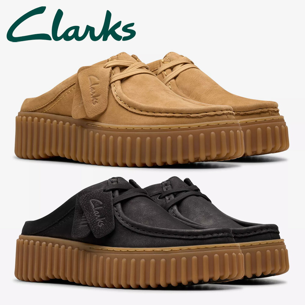 【全国貨物輸送無料】 clarks ミュール レディース 26181193 26181196 クラークス Torhill Mule 下駄 厚底 靴-ミュール-レディース靴