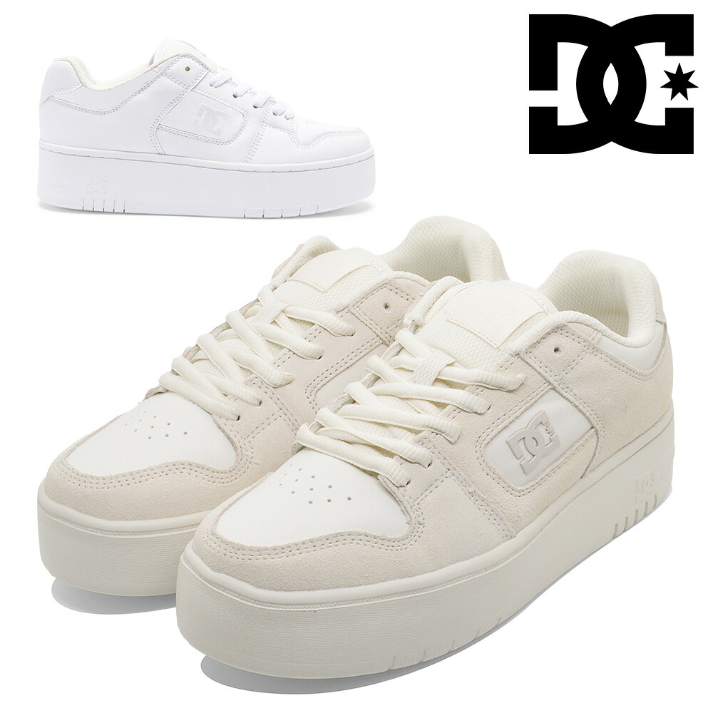 【全国送料無料】 DC shoes スニーカー レディース DW241002 ディーシーシューズ MANTECA 4 PLATFORM 厚底 スポーティ