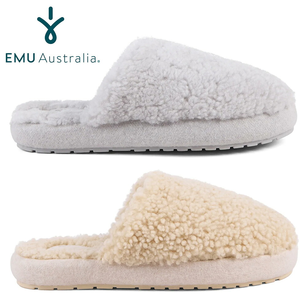 【全国送料無料】 EMU Australia ルームシューズ レディース W13205 エミュ オーストラリア 2025秋冬 STARLEY シープスキン スリッパ 室内履き