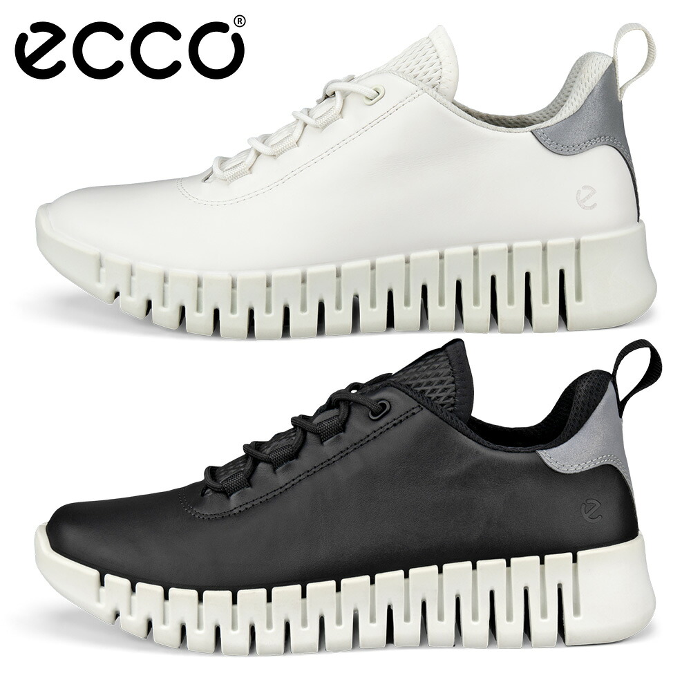 【全国貨物輸送無料】 ECCO スニーカー レディース 21820360718 21820360719 残響音 GRUUV なめし革