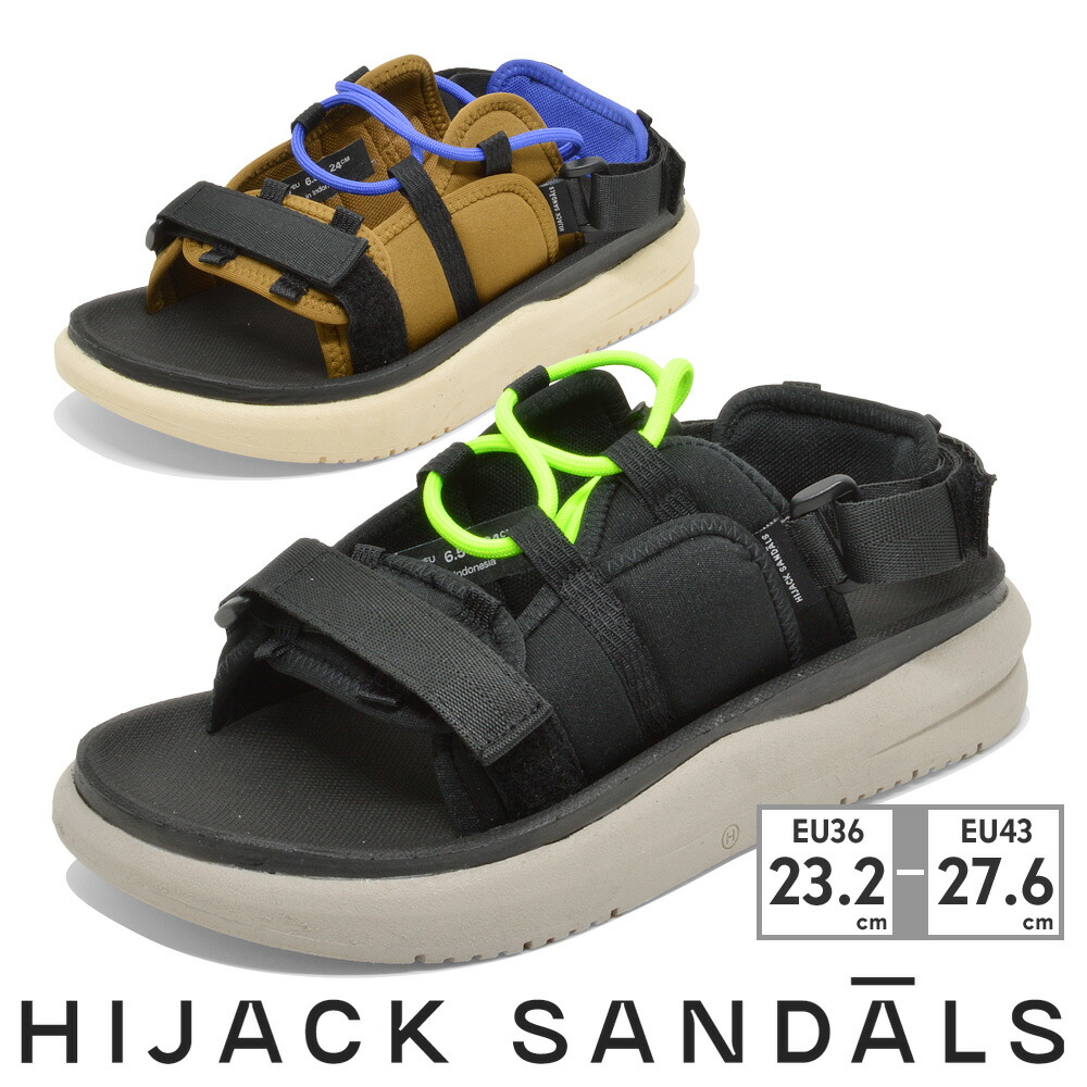 楽天市場】Argo Blach ブランド HIJACK SANDALS ハイジャックサンダル