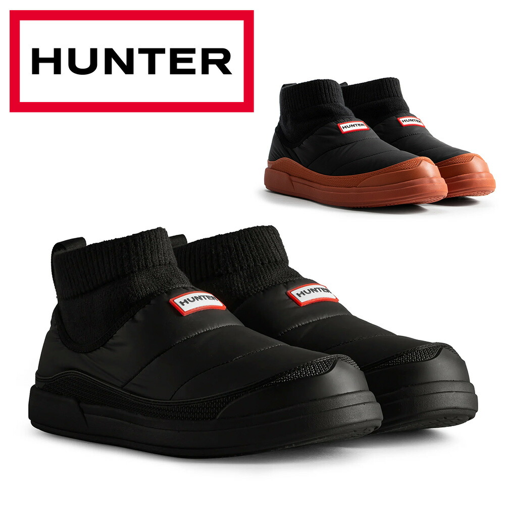 楽天市場】【大感謝祭】 HUNTER スリッポン メンズ イン/アウト