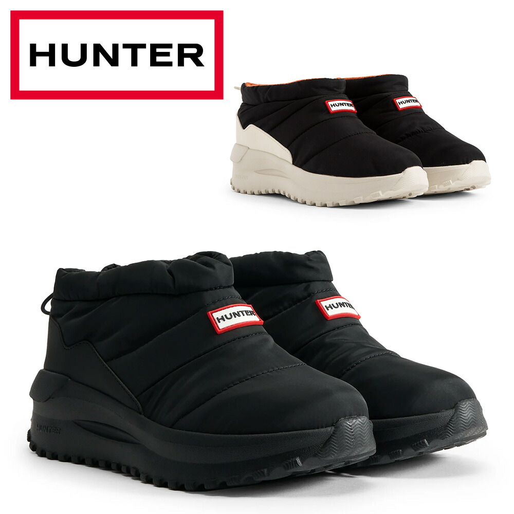 ブーツその他 HUNTER [UNISEX] Puffer Travel Flow Trainer Boots Canvas Crea 楽天市場】ハンター hunter ブーツ メンズ レディース ユニ