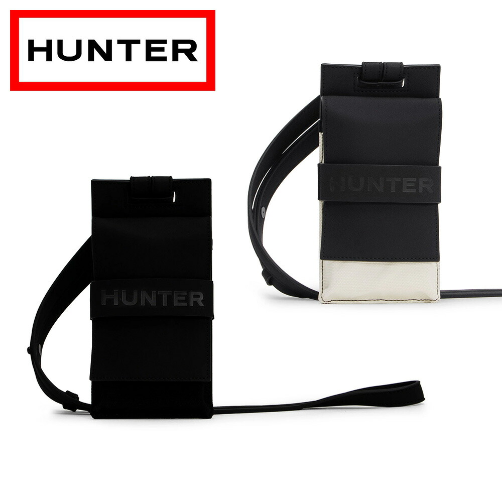 【貨物輸送無料(沖縄県･北海道を除く)】 HUNTER 御徒面子 メンズ レディース リファインド スティッチ 帆布 電話機合切袋 UBP2304CAA 狩り人 REFINED STITCH CANVAS PHONE POUCH 雨合羽
