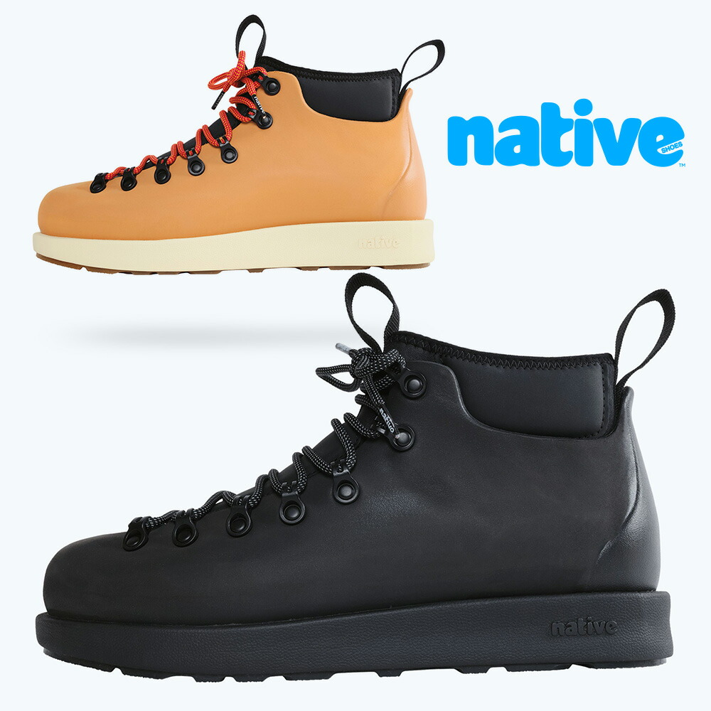 【百貨店大売り出し】 【全国貨物輸送無料】 native shoes トレッキングシューズ メンズ レディース フィッツシモンズ 思わく F0000239 原住民シューズ FITZSIMMONS VENTURE 全天候相応う