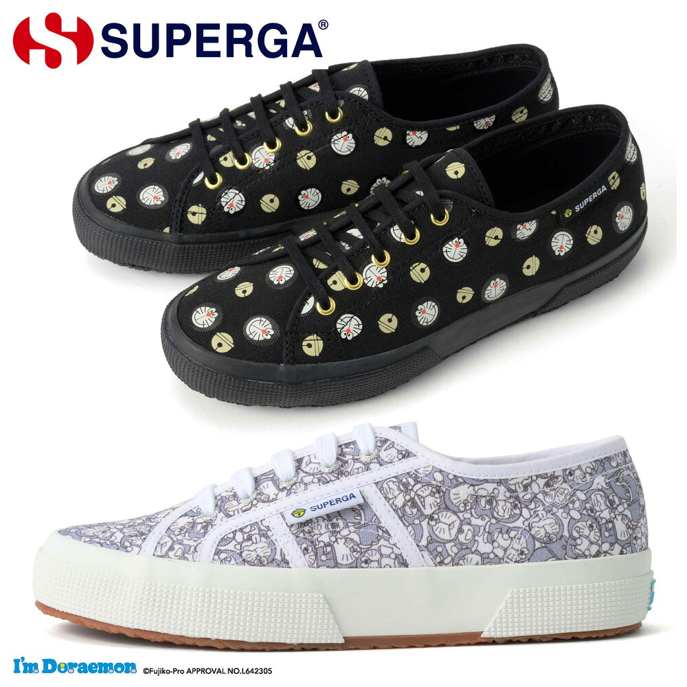 【全国送料無料】 SUPERGA スニーカー メンズ レディース アイムドラえもん 3A4138EW A01 A00 スペルガ I\'m Doraemon コラボ商品