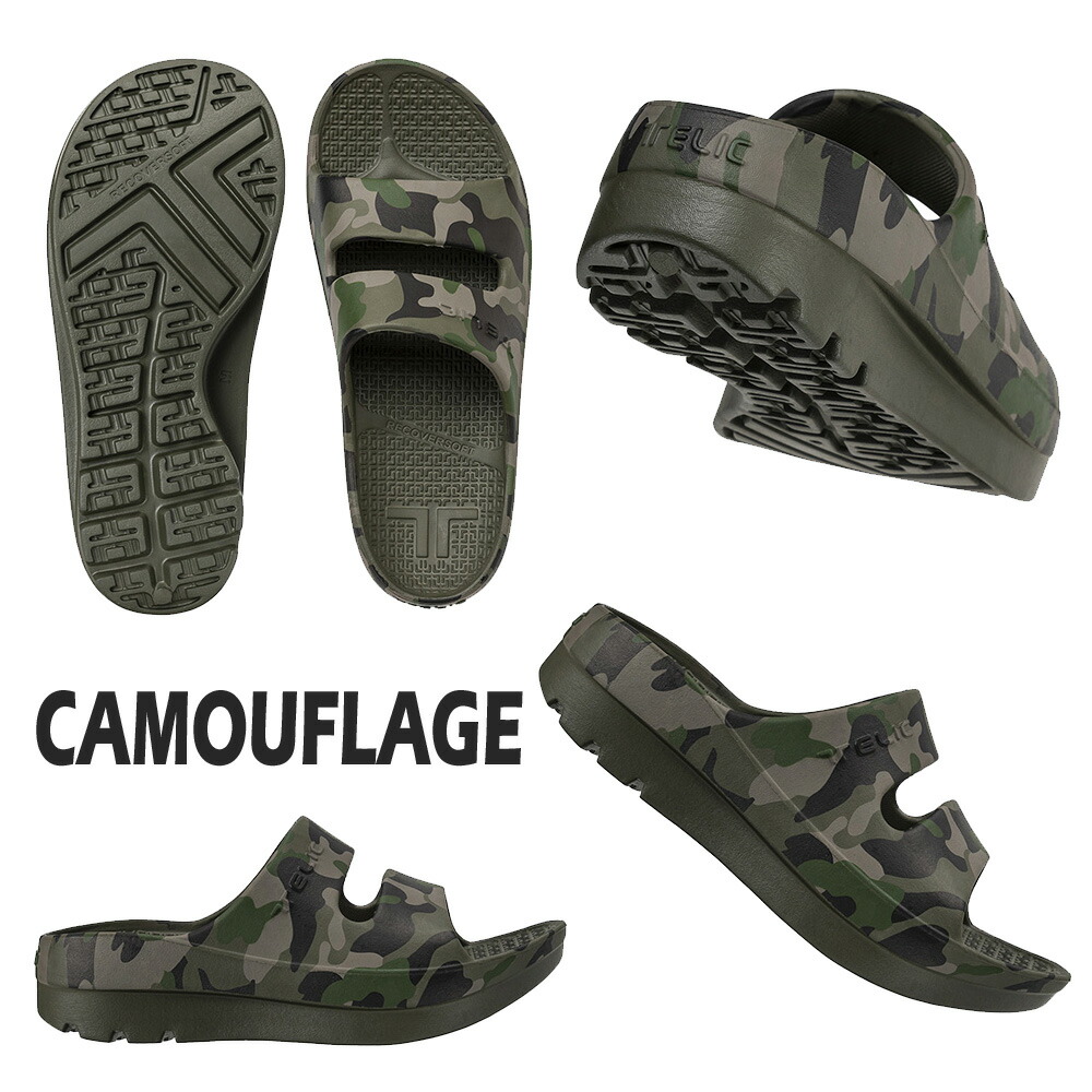 テリック サンダル レディース メンズ W Strap ダブル ストラップ Telic Camo ラッピング不可商品 septicin Com