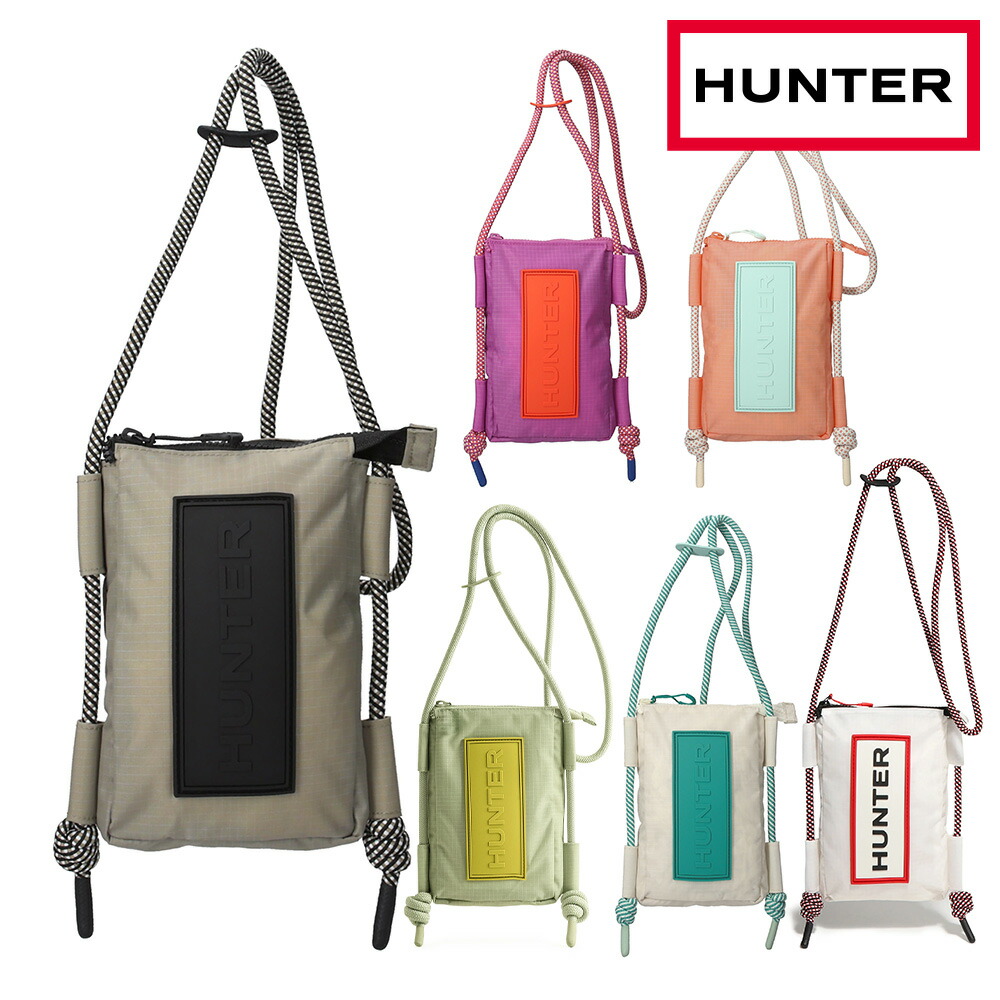 【百貨店大売り出し】 HUNTER 御徒面子 メンズ レディース 周遊 下唇立ちふさがる 電話機合切袋 UBP1514NRS 狩り人 はりつけ台上半身 ショルダーバッグ 価値高い品入れ