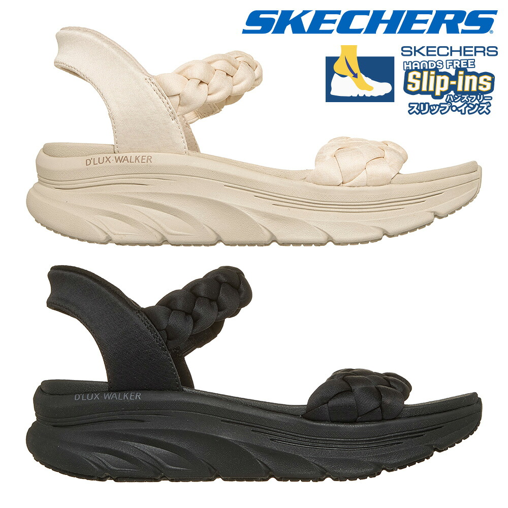 スケッチャーズ サンダル レディース デラックスウォーカー 163589 SKECHERS 2026春夏 D\u0027LUX WALKER SANDAL