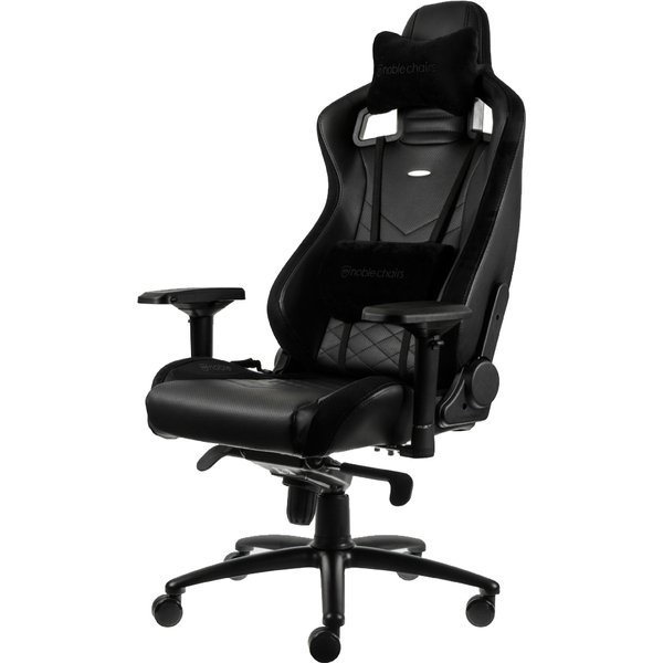 ゲーミングチェア noblechairs EPIC ブラック アーキサイト NBL-PU-BLA-003 アームレスト 耐荷重120kg アルミニウム素材 送料無料